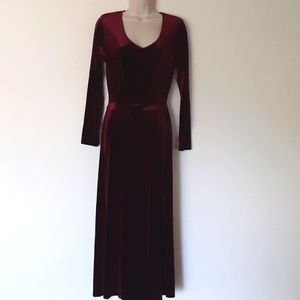 Women maxi dress, Long sleeve, Size 4/Small